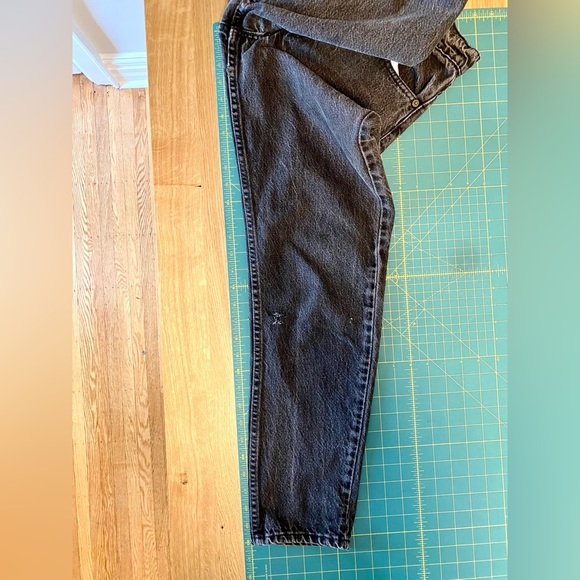 Vintage Levi’s 550 W28 L30 Washed Black High Rise Tapered Women - Picture 12 of 15